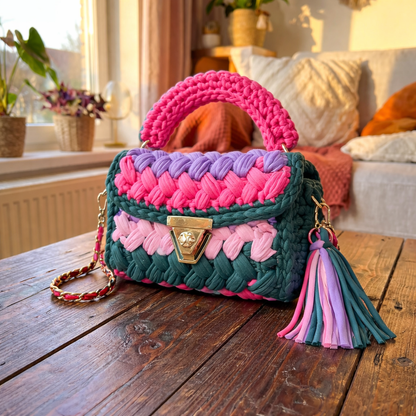 Naus Multicolor Crochet Bags