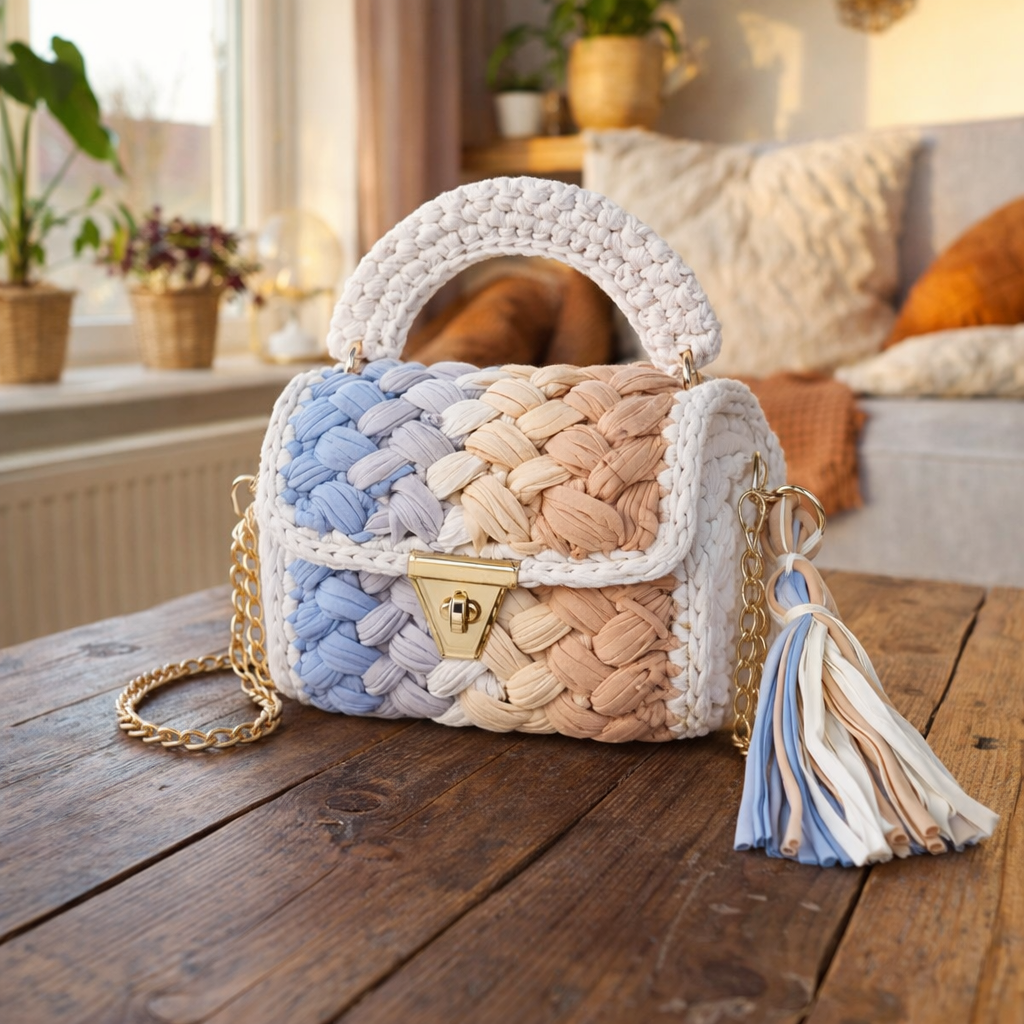 Naus Multicolor Crochet Bags