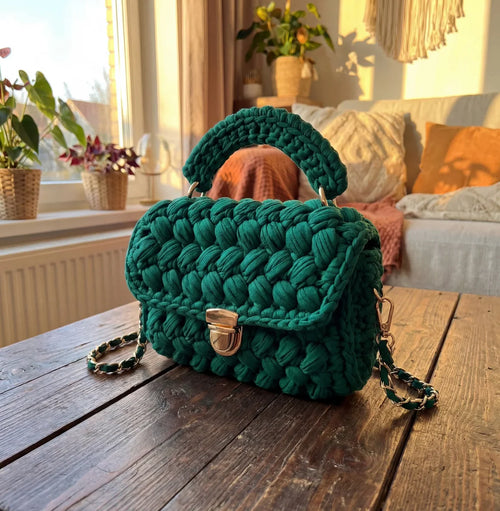 Naus Solid Crochet Bags