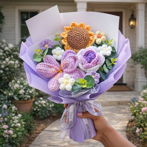 Crochet Flower Bouquet